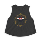 Ramen Is The Answer Crop Top in Dark Grey Heather