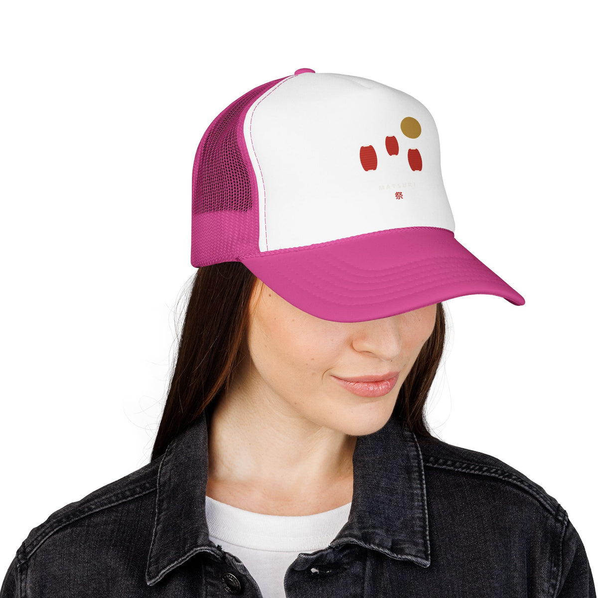 Matsuri Lanterns Trucker Cap - original anime design, view 18