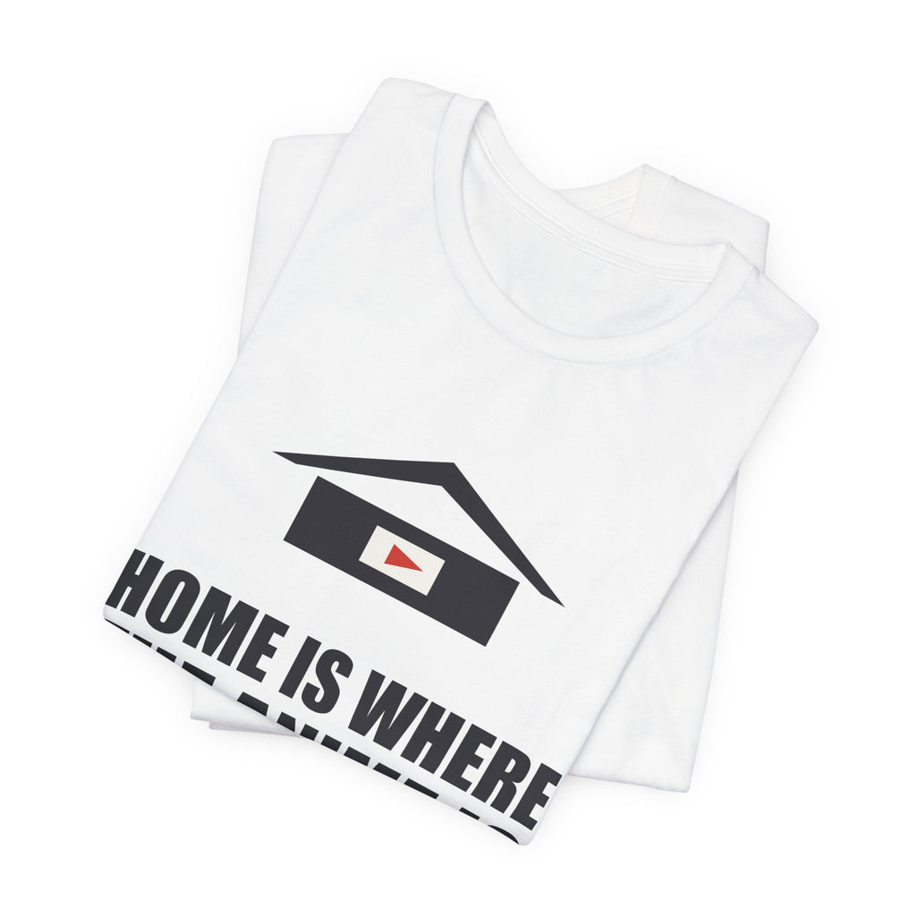 Home Is Where The Anime Is T-Shirt - original anime design, view 3