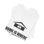 Home Is Where The Anime Is T-Shirt - original anime design, view 3