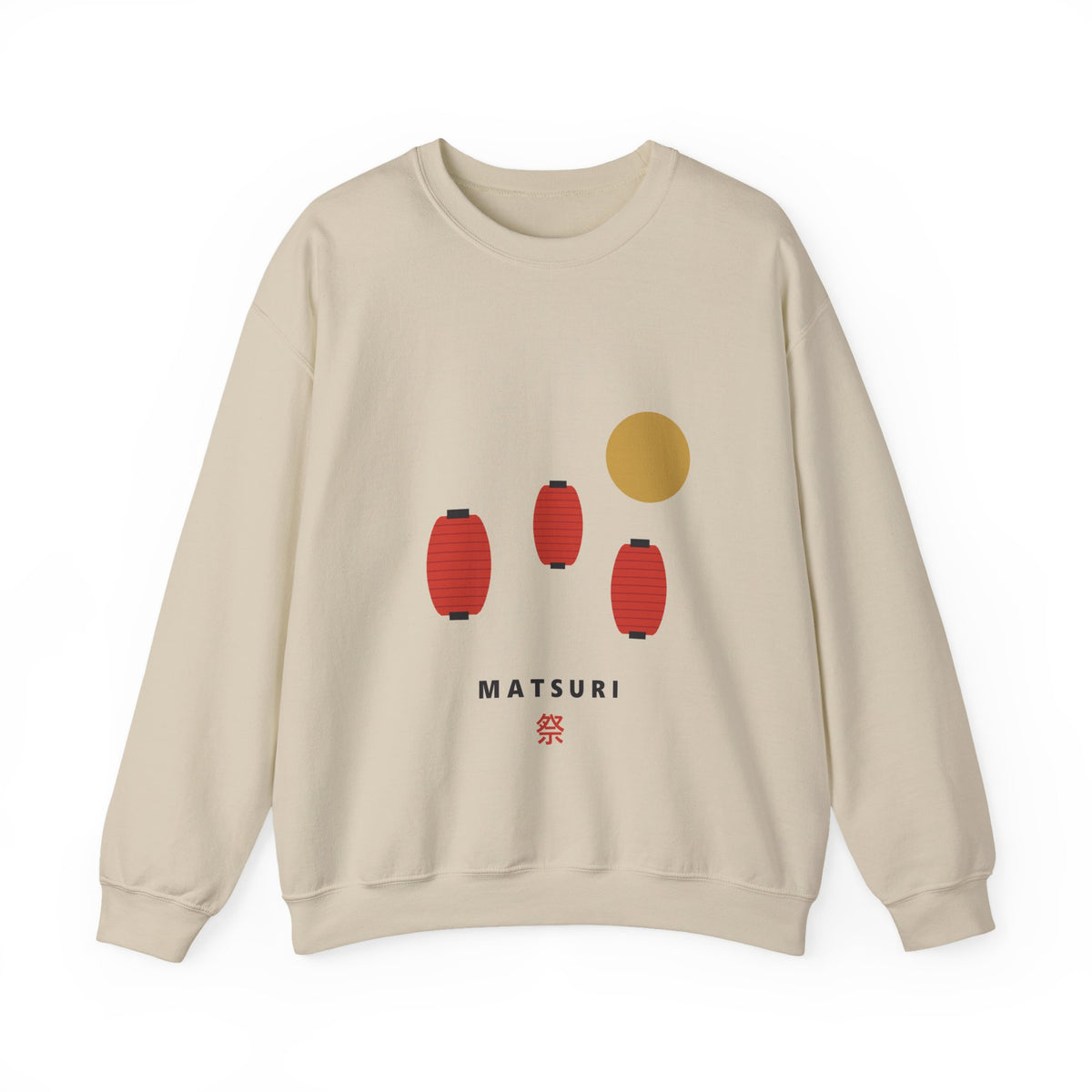 Matsuri Lanterns Sweatshirt in Sand