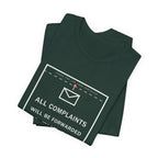 All Complaints Will Be Forwarded To The Sky Funny Anime T-Shirt - original anime design, view 11