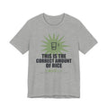 This Is The Correct Amount Of Rice Funny Anime T-Shirt in Athletic Heather
