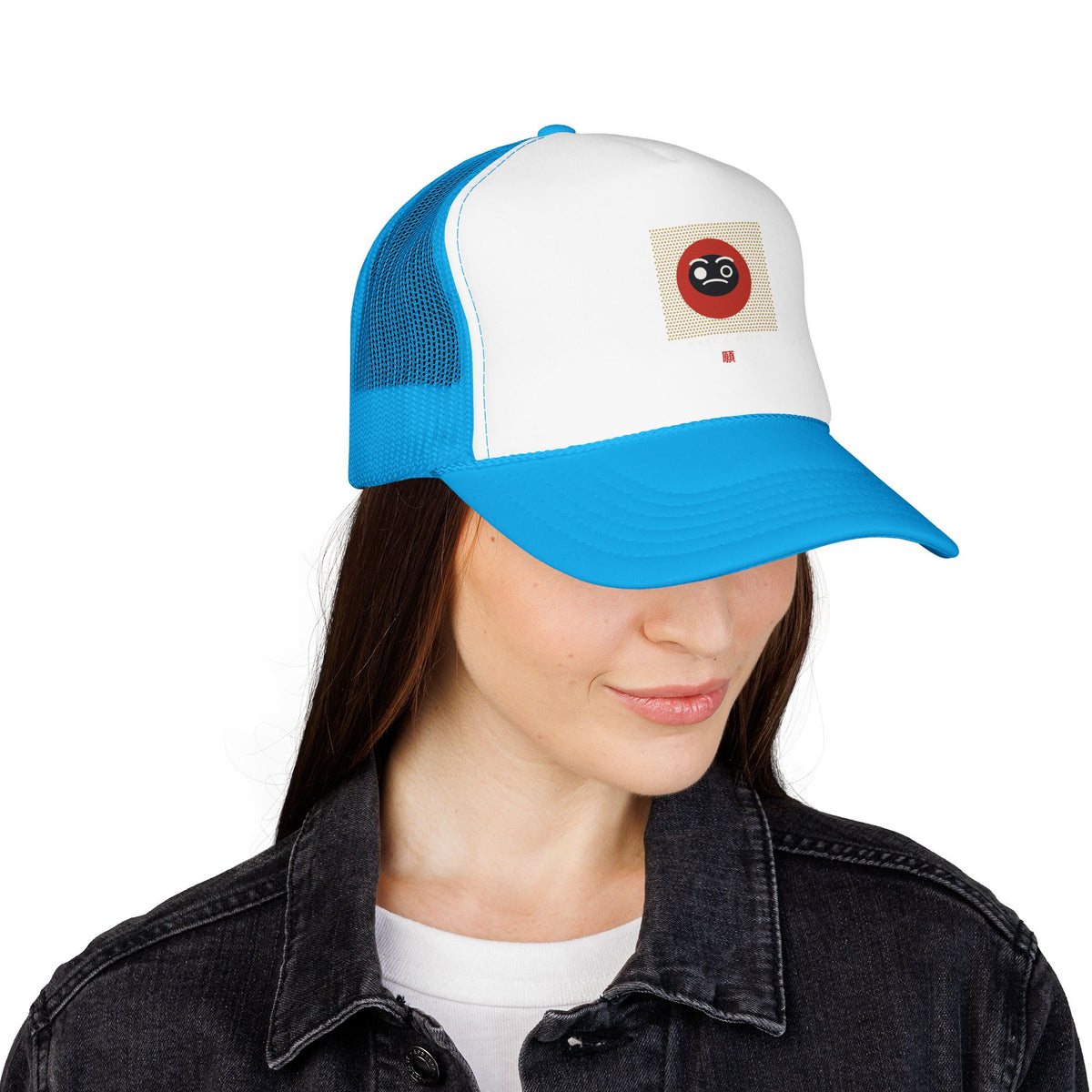 Daruma Wish Trucker Cap - original anime design, view 12