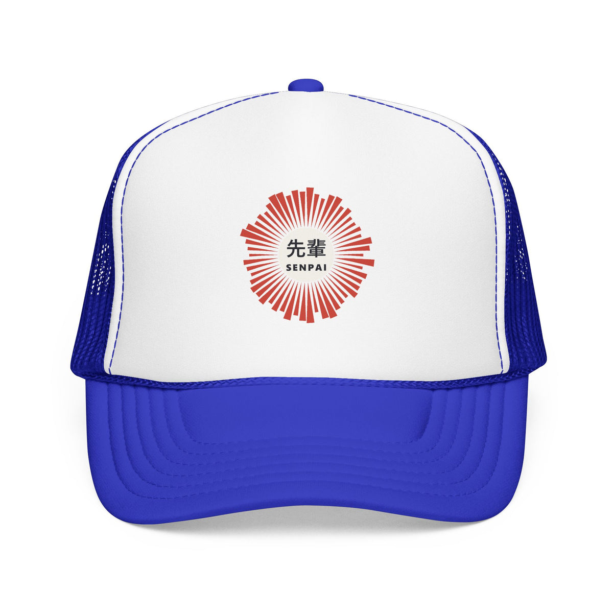 Senpai Trucker Cap in Royal