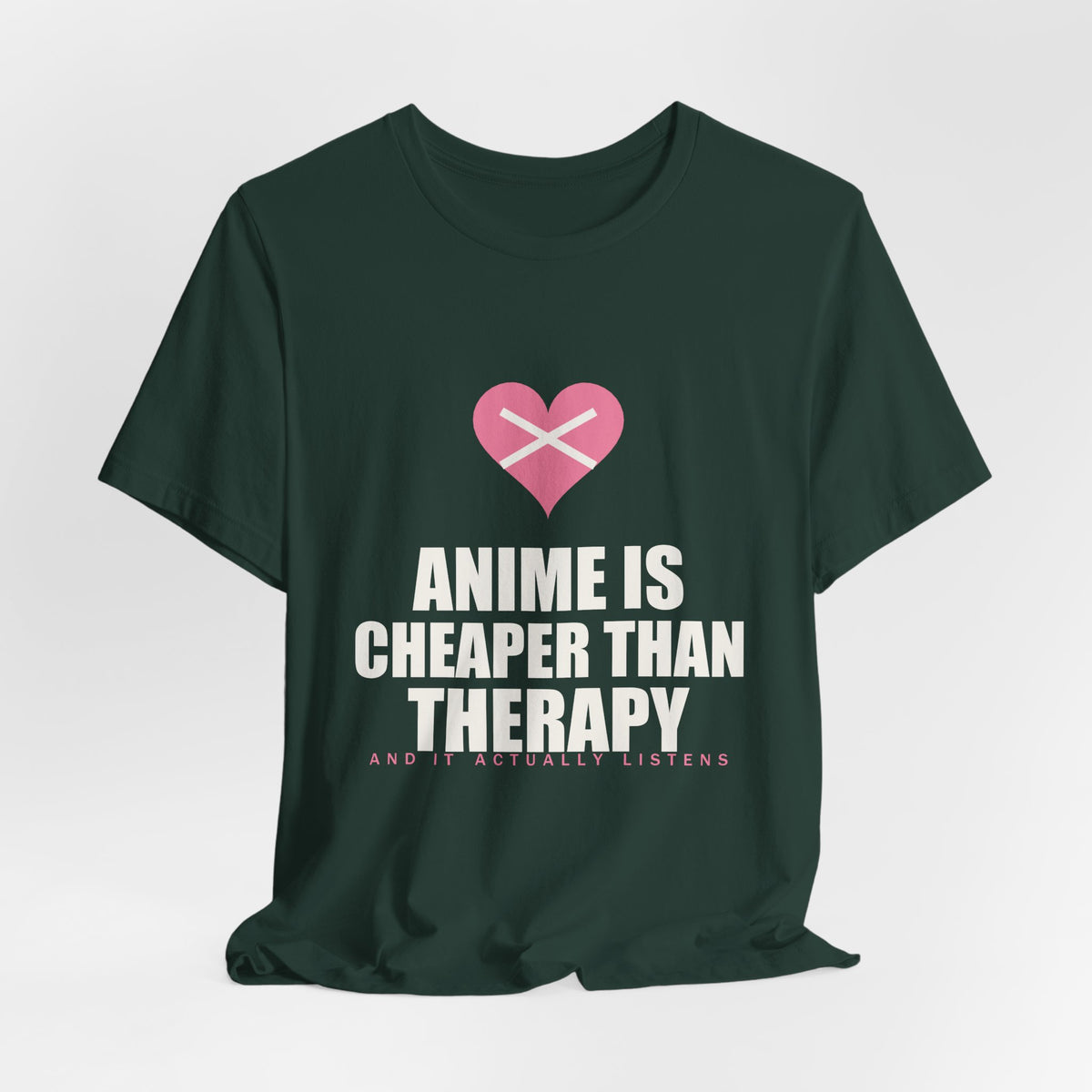 Cheaper Than Therapy Anime T-Shirt - original anime design, view 13