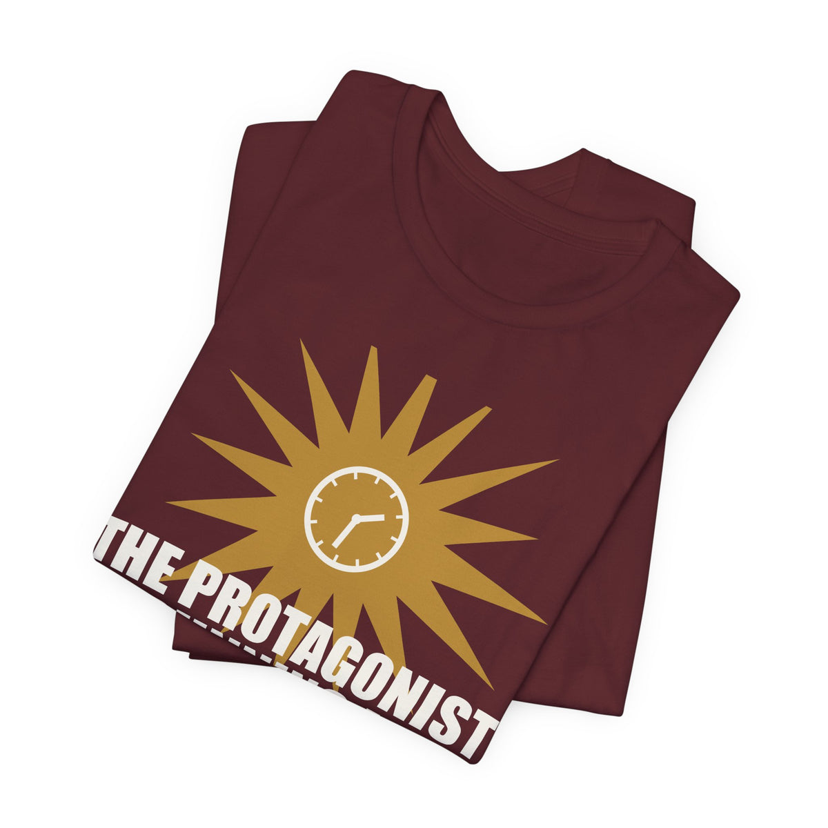 The Protagonist Is Running Late Funny Anime T-Shirt - original anime design, view 23