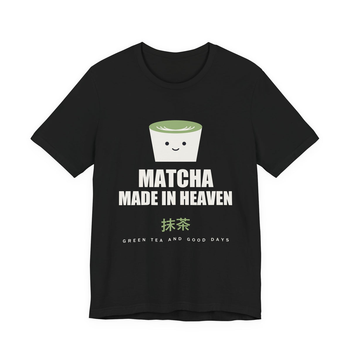 Matcha Made In Heaven Anime T-Shirt in Black