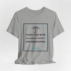 Today The Wind Has Been Extremely Unprofessional Funny Anime T-Shirt - original anime design, view 15