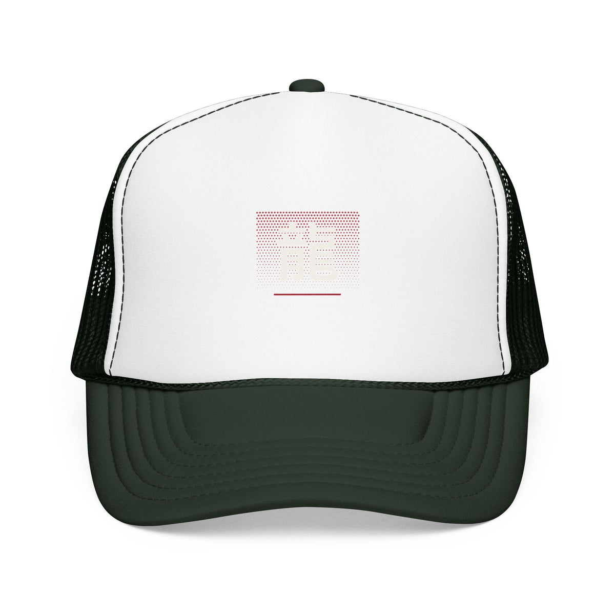 Ryu Dragon Trucker Cap in Dark Green