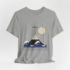 Fuji & Wave T-Shirt - original anime design, view 9
