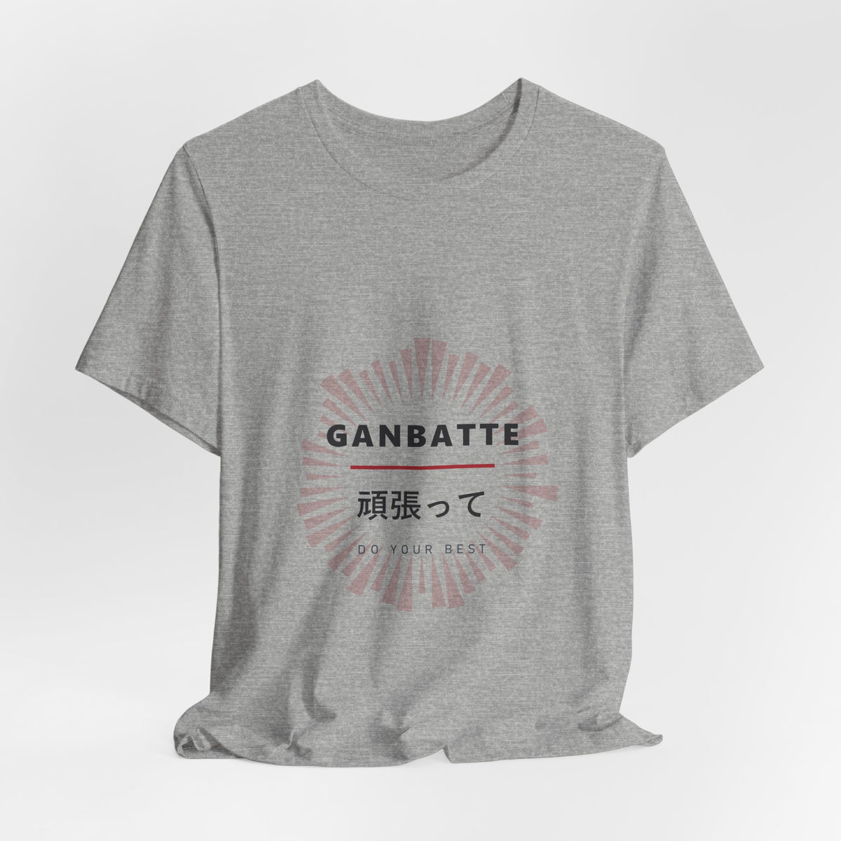 Ganbatte T-Shirt - original anime design, view 9