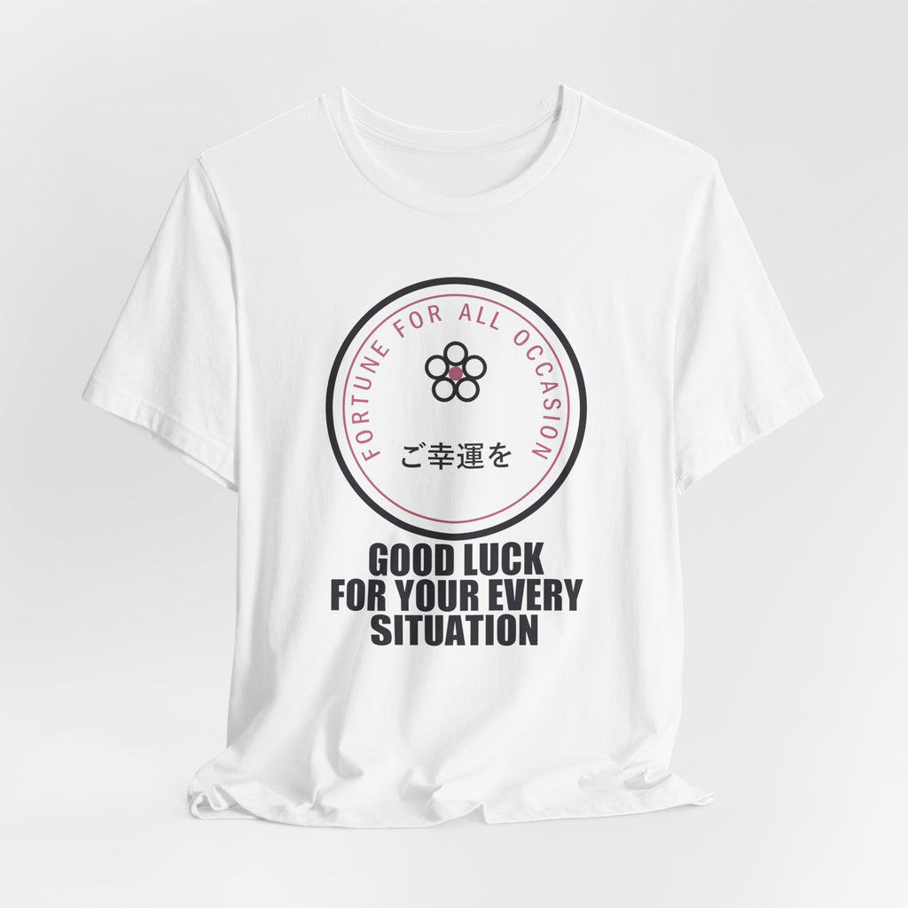 Good Luck For Your Every Situation Funny Anime T-Shirt - original anime design, view 3