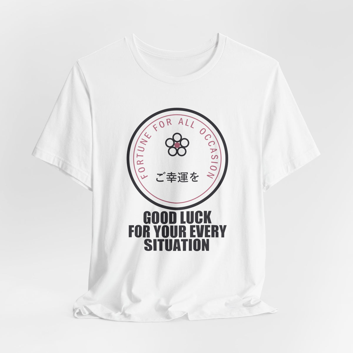 Good Luck For Your Every Situation Funny Anime T-Shirt - original anime design, view 3