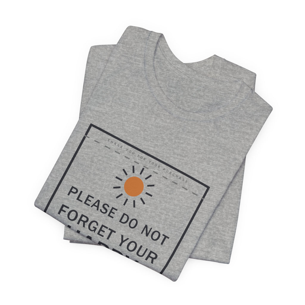 Please Do Not Forget Your Happy Funny Anime T-Shirt - original anime design, view 14