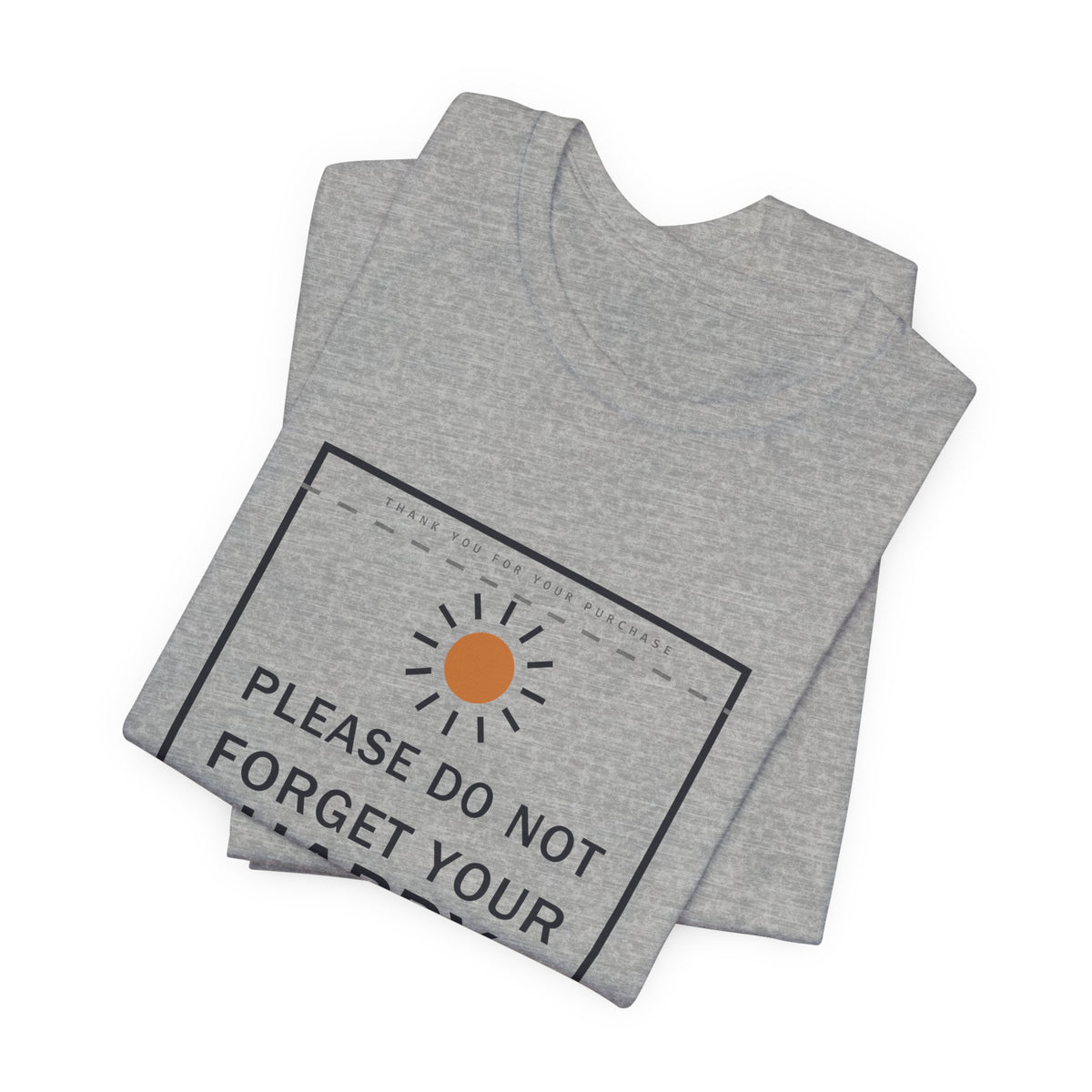 Please Do Not Forget Your Happy Funny Anime T-Shirt - original anime design, view 14