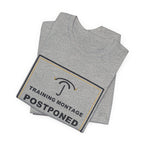 Training Montage Postponed Due To Weather Funny Anime T-Shirt - original anime design, view 14
