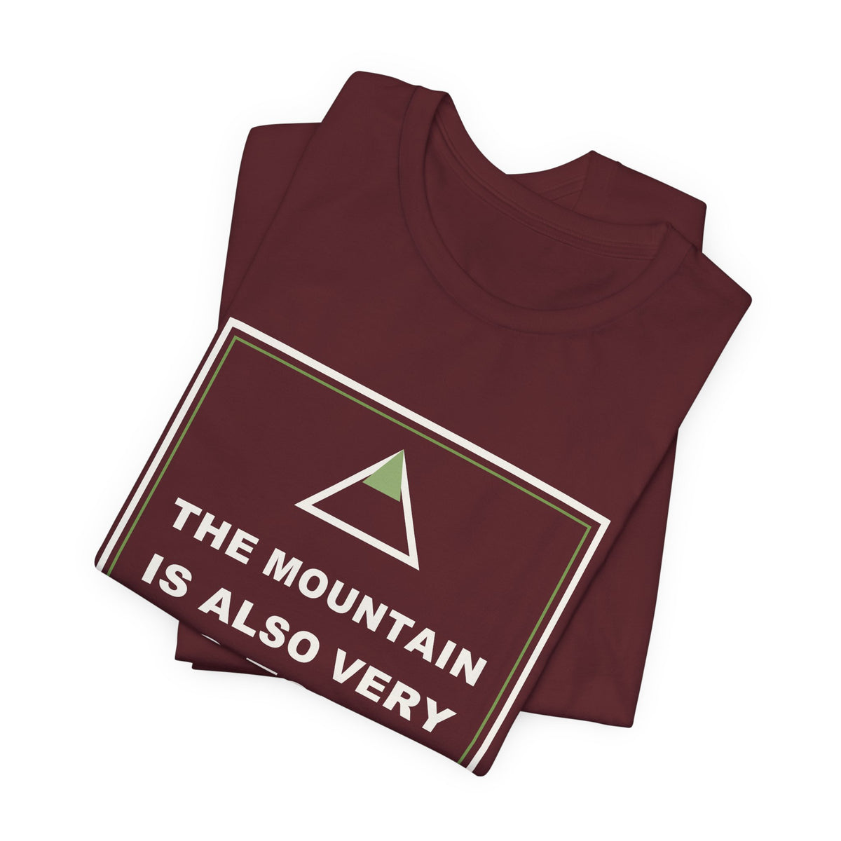 The Mountain Is Also Very Big Today Funny Anime T-Shirt - original anime design, view 23