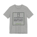 The Refrigerator Has Been Very Quiet Lately Funny Anime T-Shirt in Athletic Heather