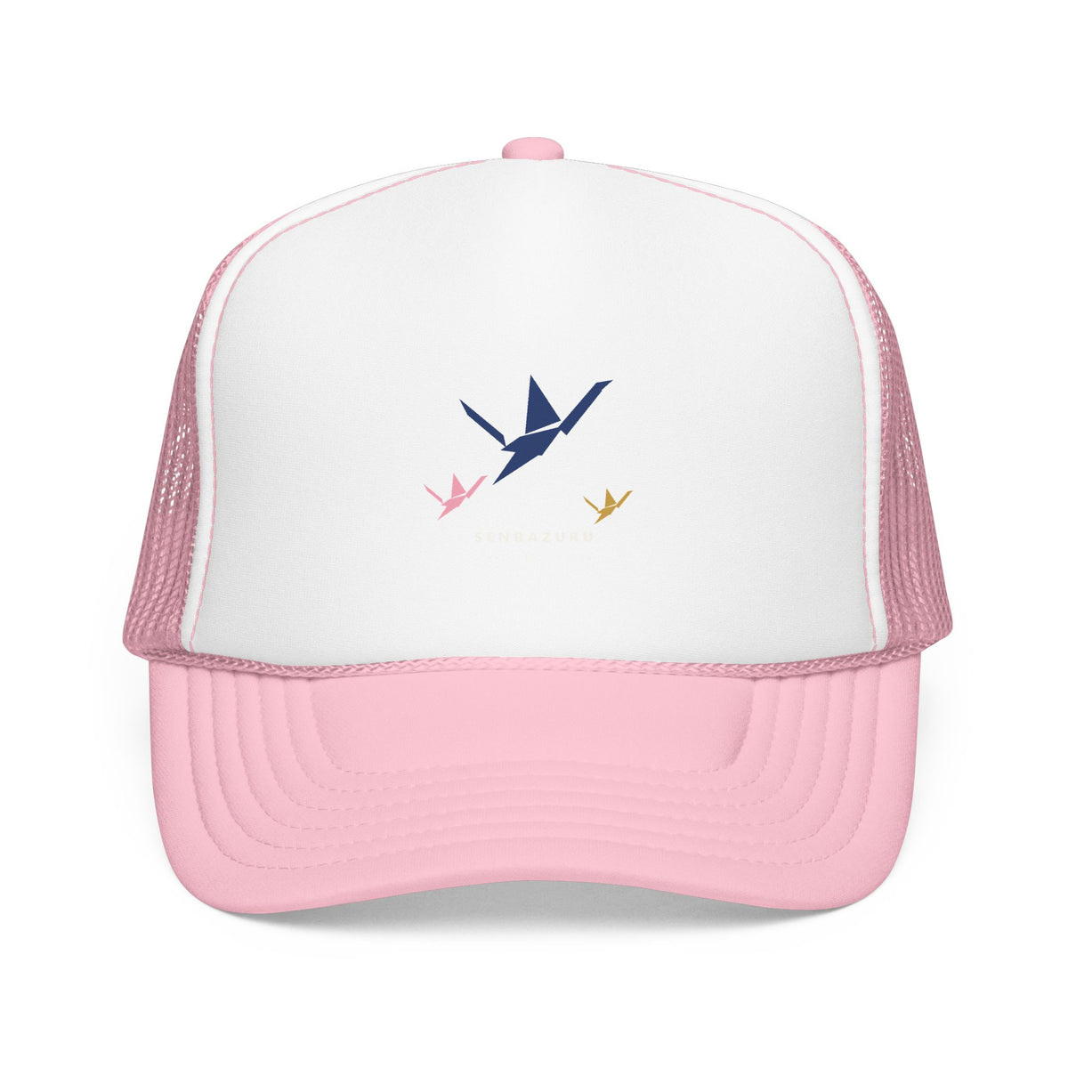 Senbazuru Trucker Cap in Light Pink