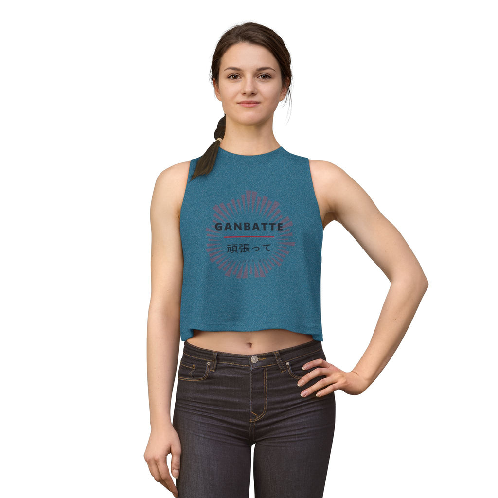 Ganbatte Crop Top - original anime design, view 17