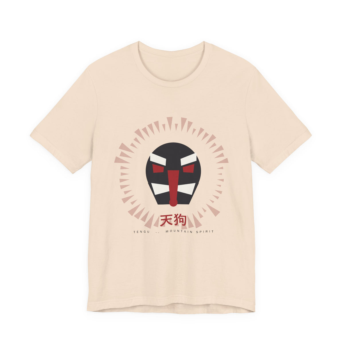 Tengu Anime T-Shirt in Soft Cream