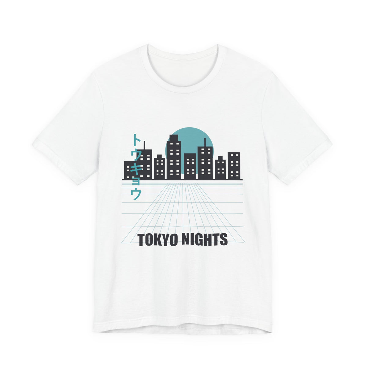 Tokyo Nights Anime T-Shirt in White