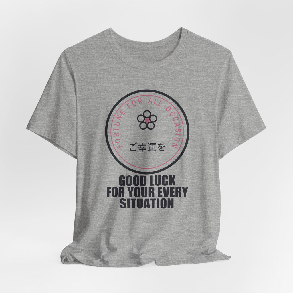 Good Luck For Your Every Situation Funny Anime T-Shirt - original anime design, view 15