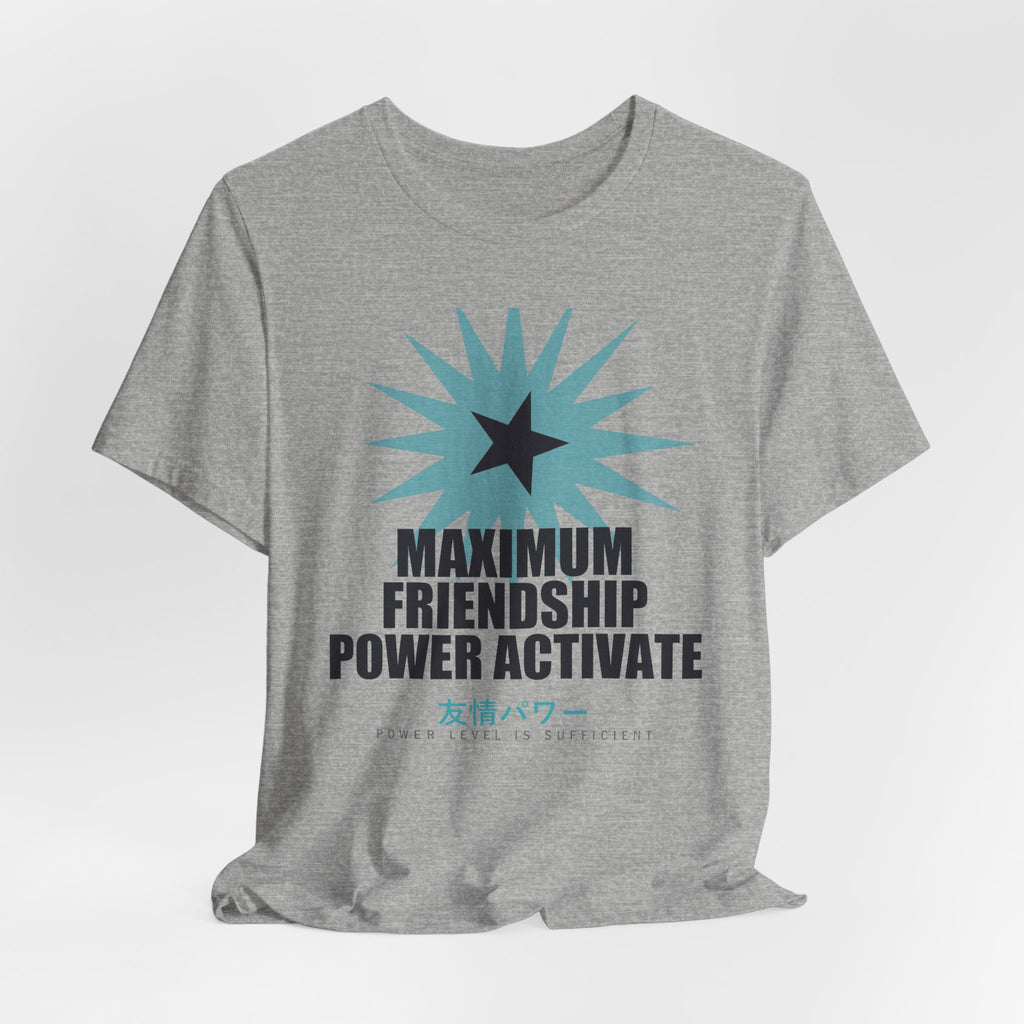 Maximum Friendship Power Activate Funny Anime T-Shirt - original anime design, view 15