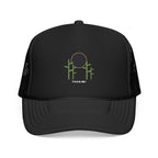 Tsukimi Trucker Cap in Black