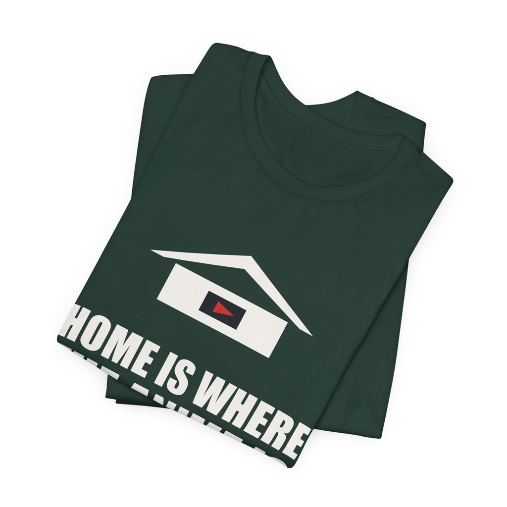 Home Is Where The Anime Is T-Shirt - original anime design, view 12