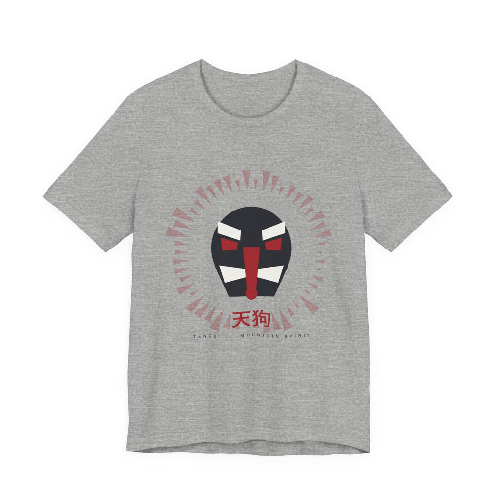 Tengu Anime T-Shirt in Athletic Heather