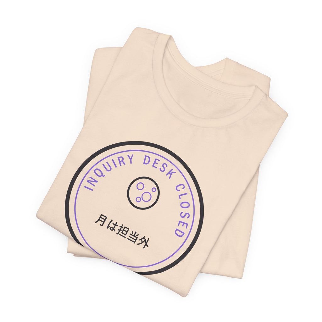 Our Department Has No Information About The Moon Funny Anime T-Shirt - original anime design, view 8