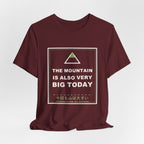 The Mountain Is Also Very Big Today Funny Anime T-Shirt - original anime design, view 24