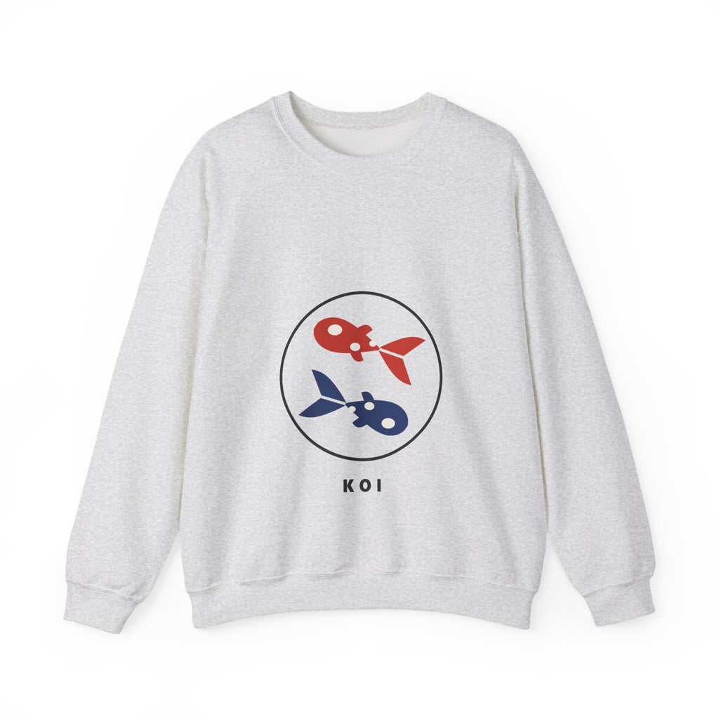 Koi Pair Sweatshirt in Ash