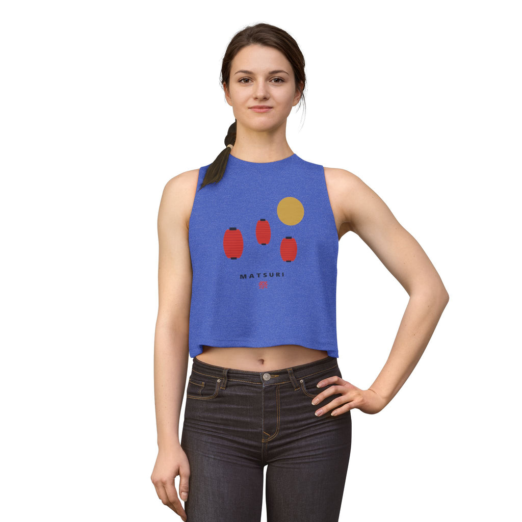 Matsuri Lanterns Crop Top - original anime design, view 14