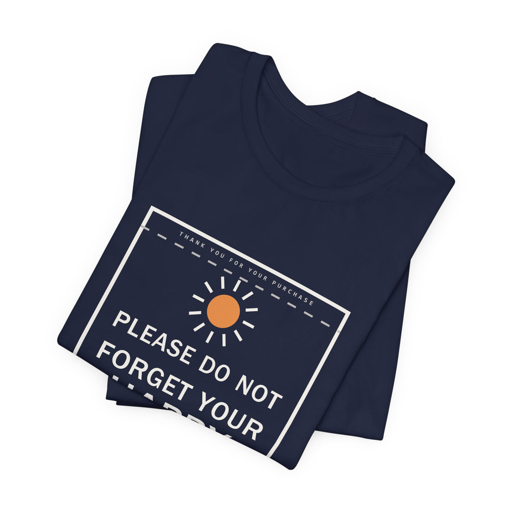 Please Do Not Forget Your Happy Funny Anime T-Shirt - original anime design, view 20