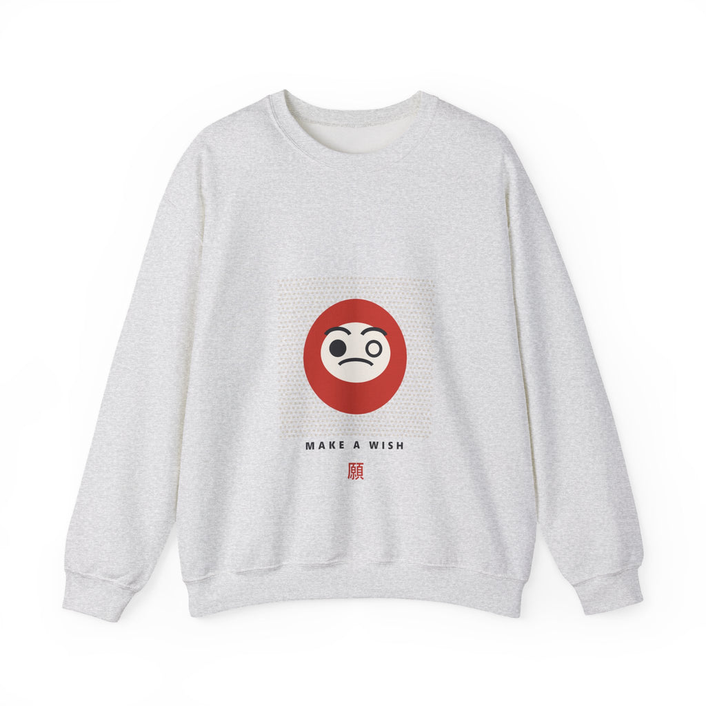 Daruma Wish Sweatshirt in Ash