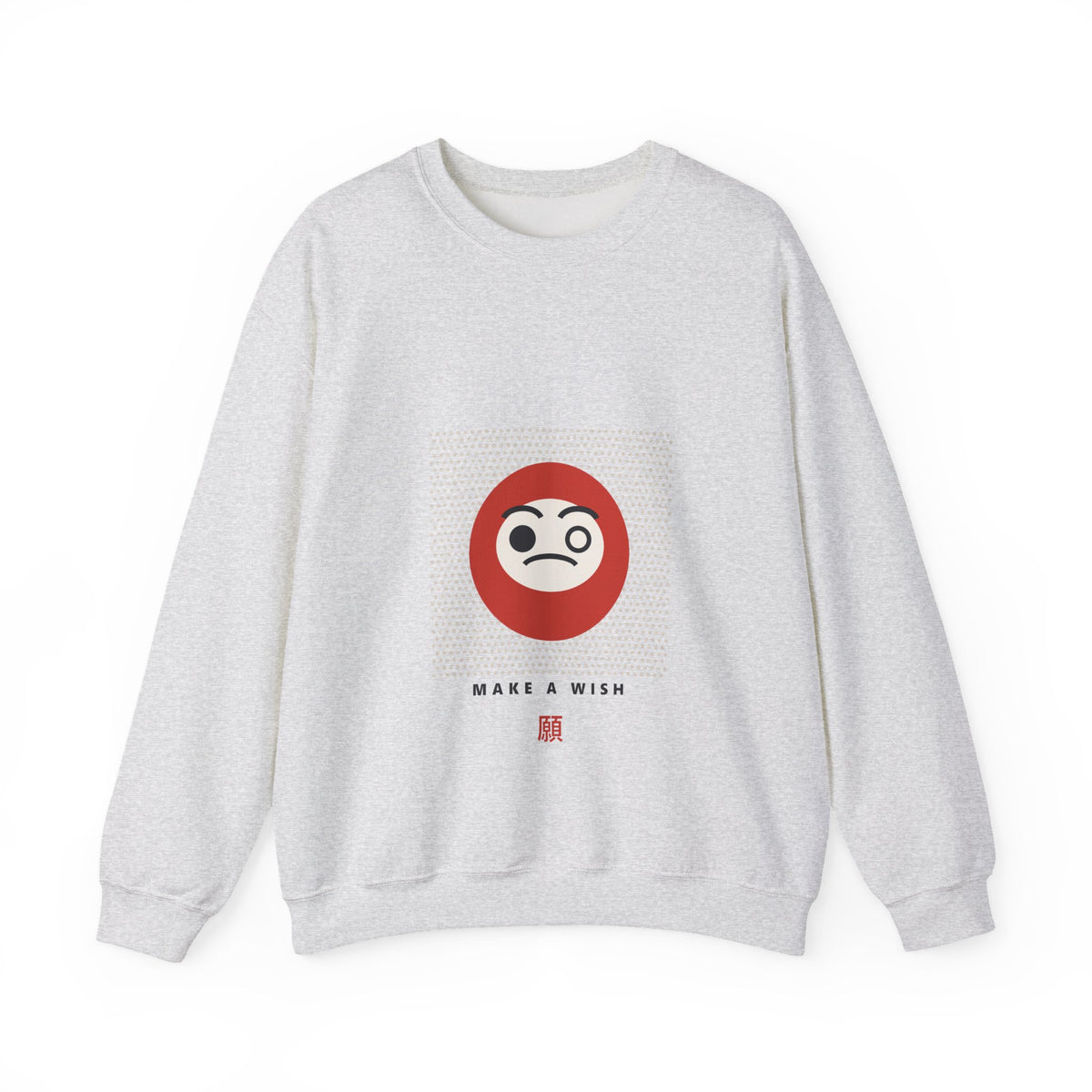 Daruma Wish Sweatshirt in Ash