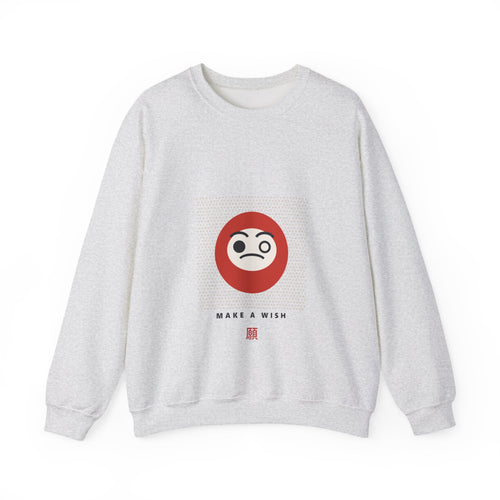 Daruma Wish Sweatshirt in Ash