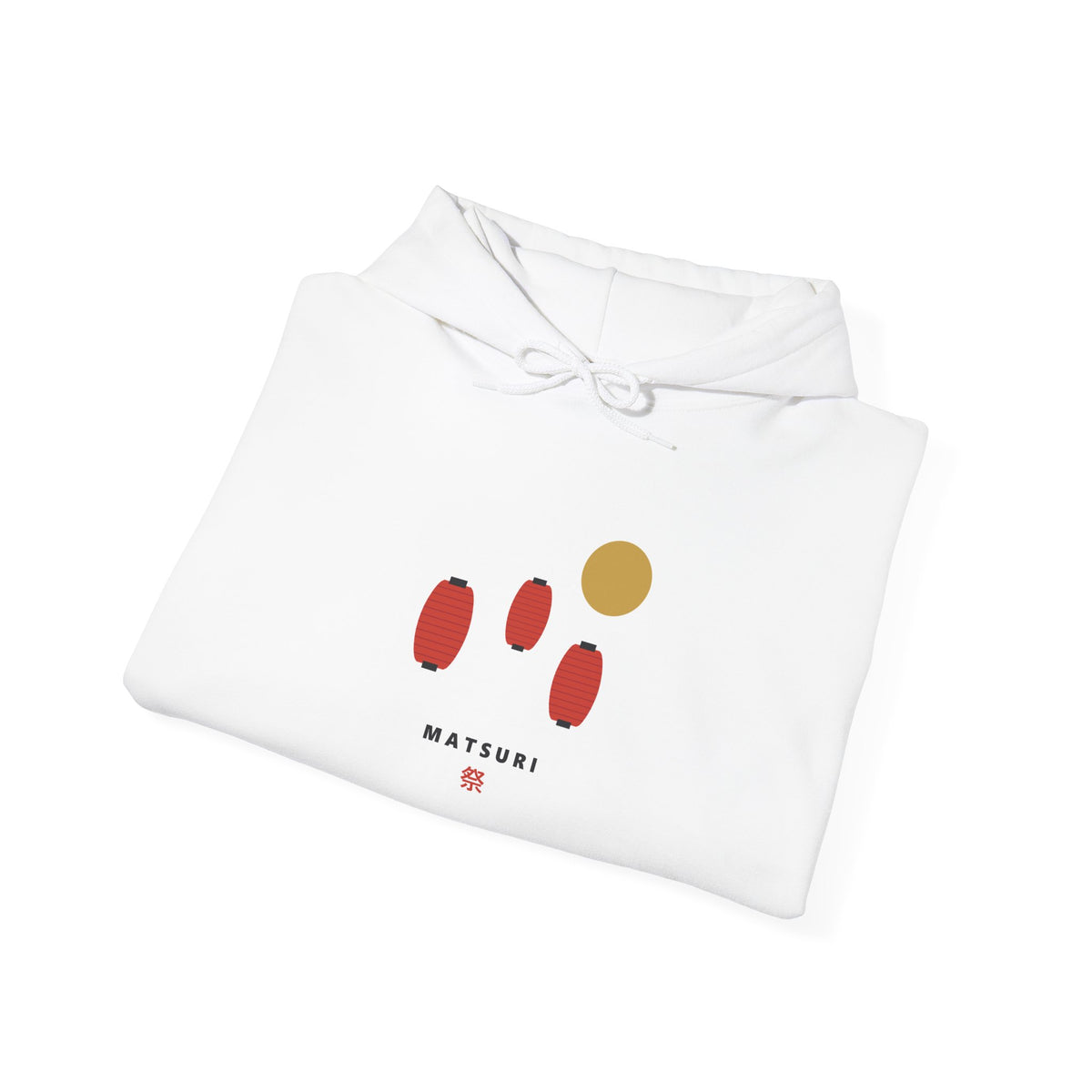 Matsuri Lanterns Hoodie - original anime design, view 3