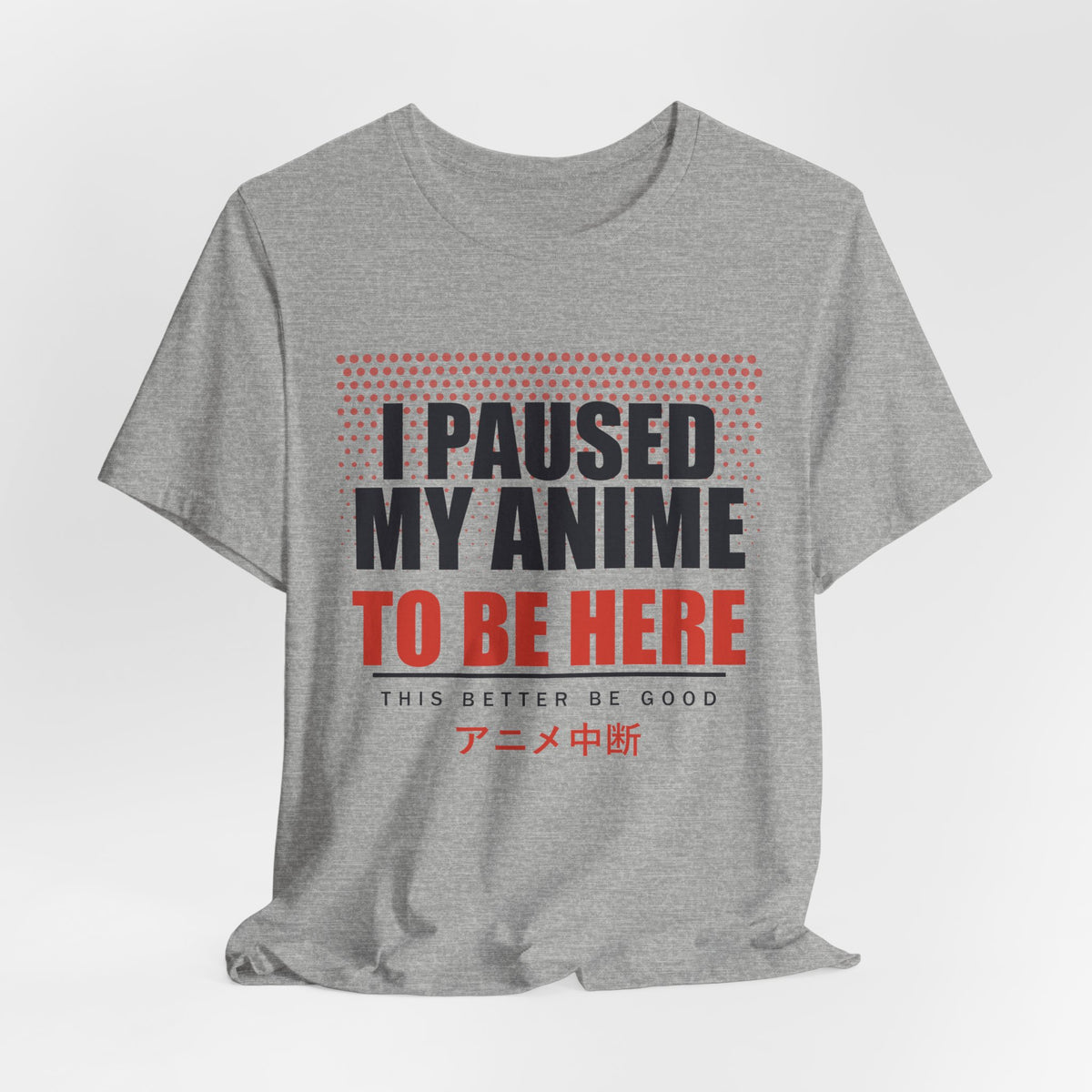 I Paused My Anime T-Shirt - original anime design, view 16