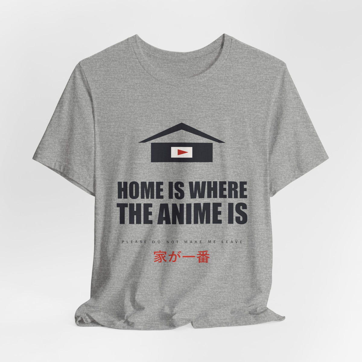 Home Is Where The Anime Is T-Shirt - original anime design, view 16