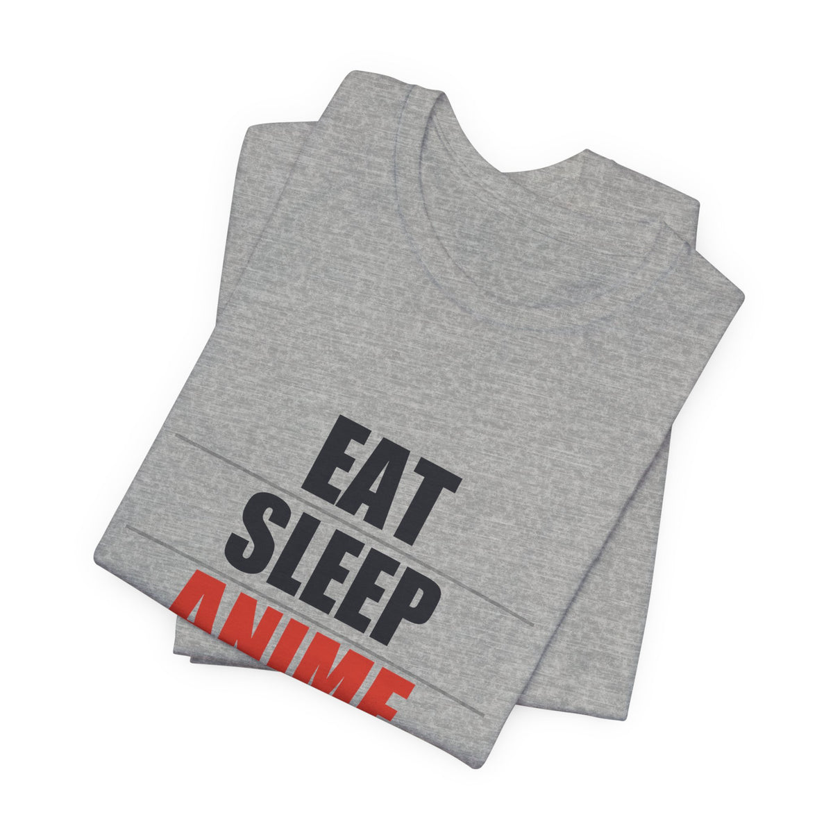 Eat Sleep Anime Repeat T-Shirt - original anime design, view 15