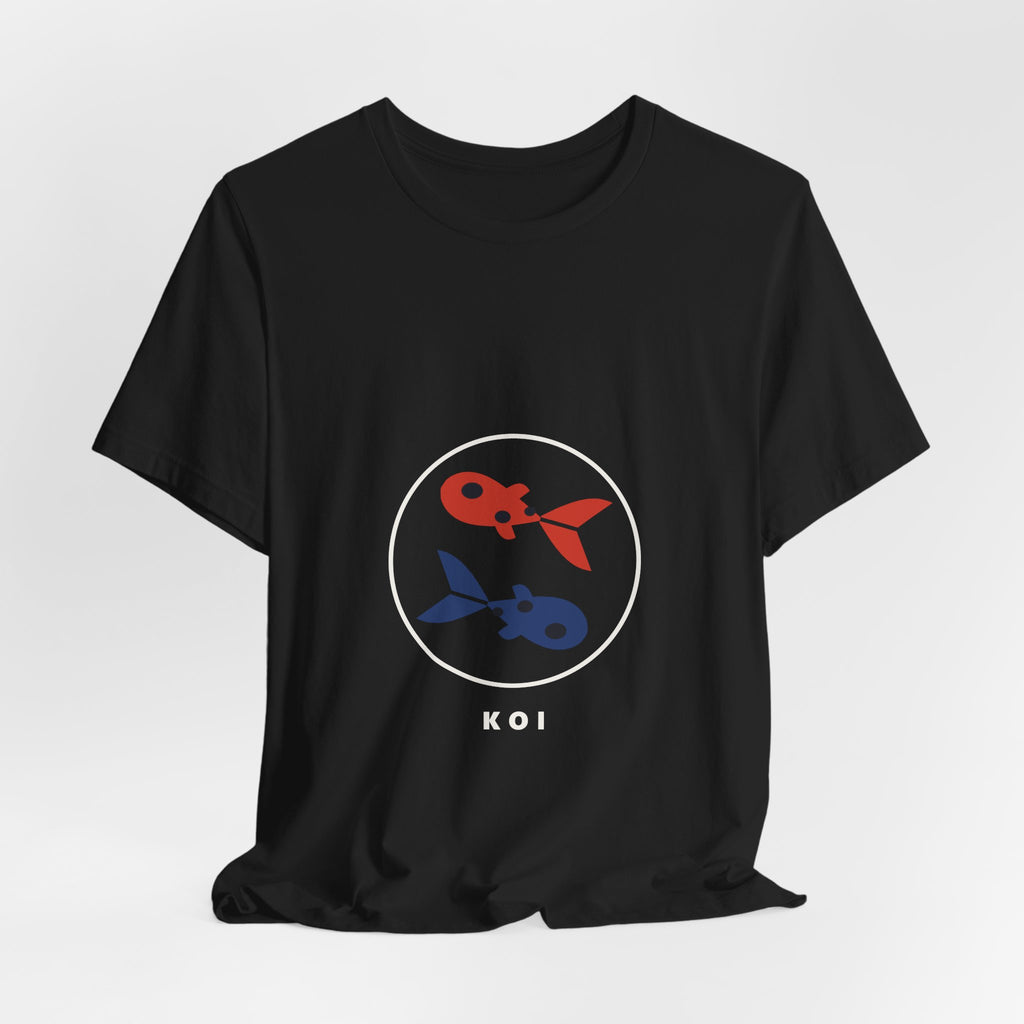 Koi Pair T-Shirt - original anime design, view 3