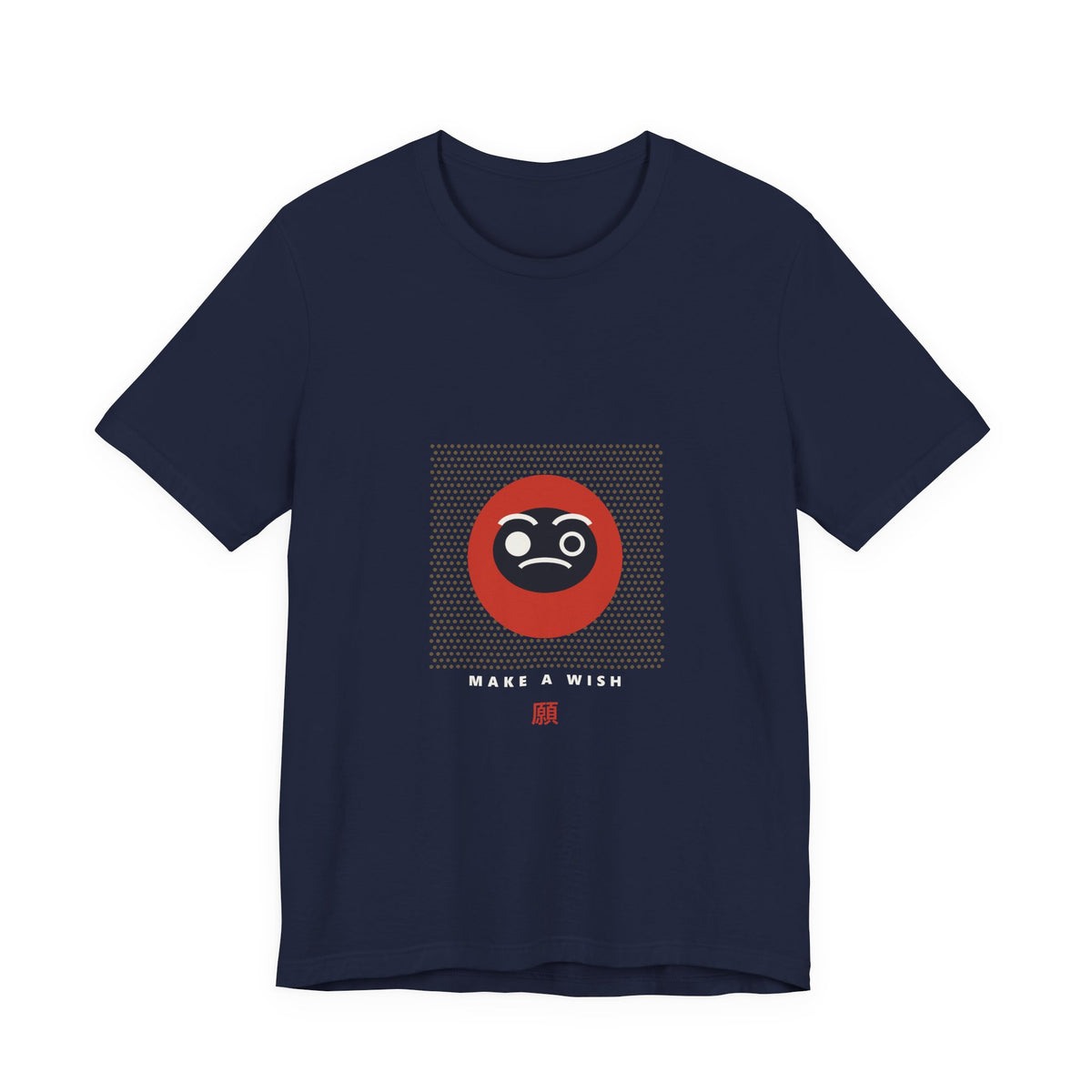 Daruma Wish T-Shirt in Navy