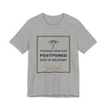 Training Montage Postponed Due To Weather Funny Anime T-Shirt in Athletic Heather