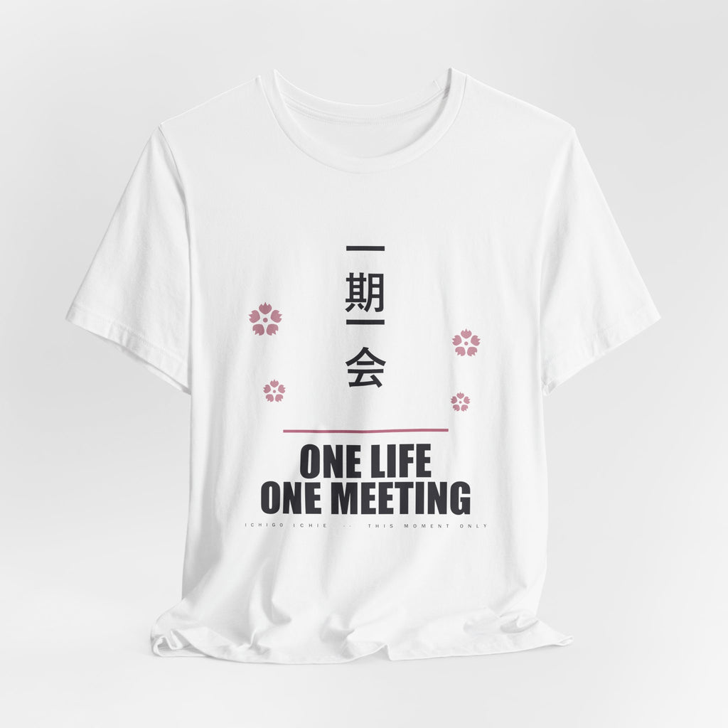 One Life One Meeting Anime T-Shirt - original anime design, view 4
