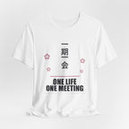 One Life One Meeting Anime T-Shirt - original anime design, view 4
