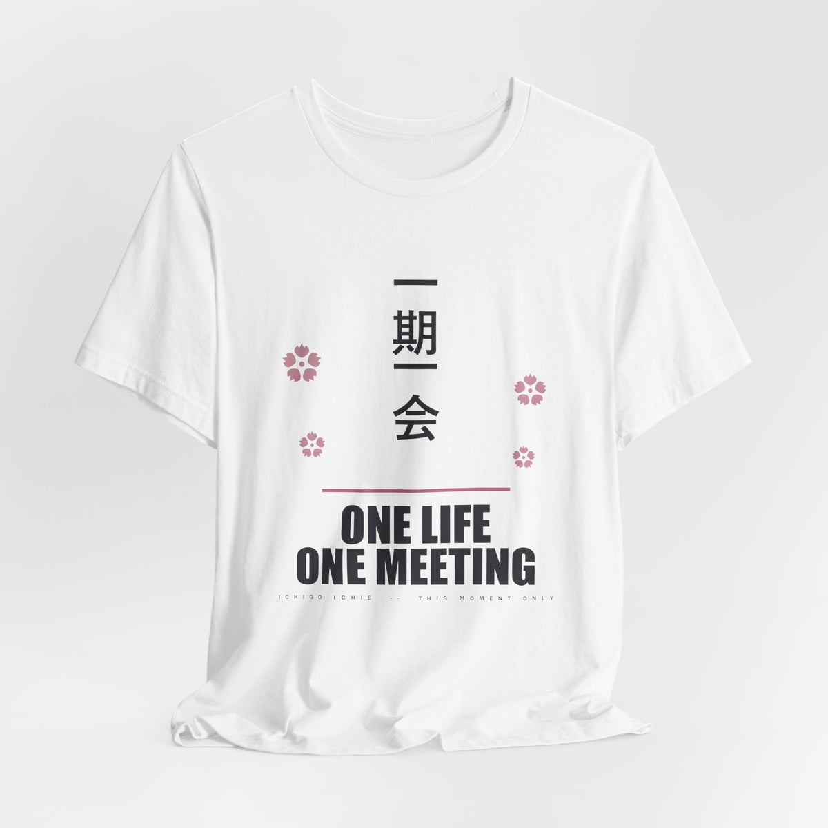 One Life One Meeting Anime T-Shirt - original anime design, view 4
